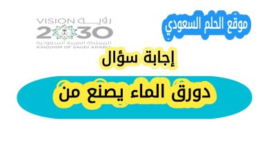 دورق الماء يصنع من
