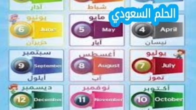 شهر 6 ميلادي وش اسمه بالعربي