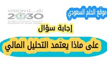 على ماذا يعتمد التحليل المالي