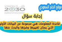 قاعدة المعلومات هي مجموعة من البيانات الأولية التي يمكن تغييرها وفرزها والبحث عنها