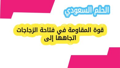 قوة المقاومة في فتاحة الزجاجات اتجاهها إلى