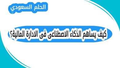 كيف يساهم الذكاء الاصطناعى فى الادارة المالية؟