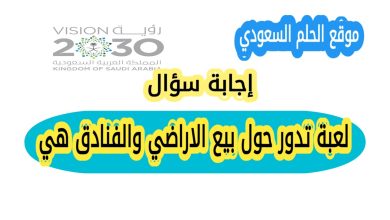 لعبة تدور حول بيع الاراضي والفنادق هي