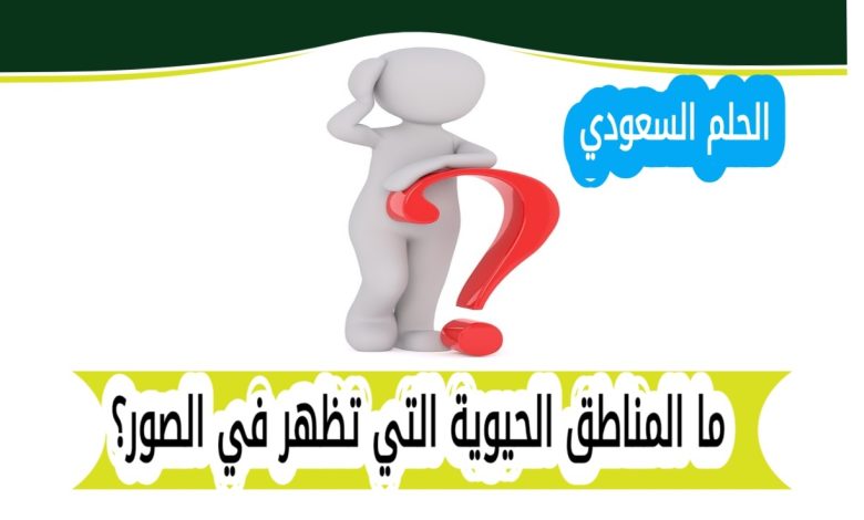ما المناطق الحيوية التي تظهر في الصور؟