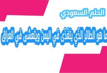 ما هو الطائر الذي يتغذى في اليمن ويتعشى في العراق