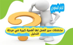 مخططات سير العمل في مرحلة التحليل