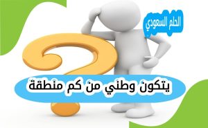 يتكون وطني من كم منطقة
