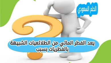يعد الفطر المائي من الطلائعيات الشبيهة بالفطريات بسبب