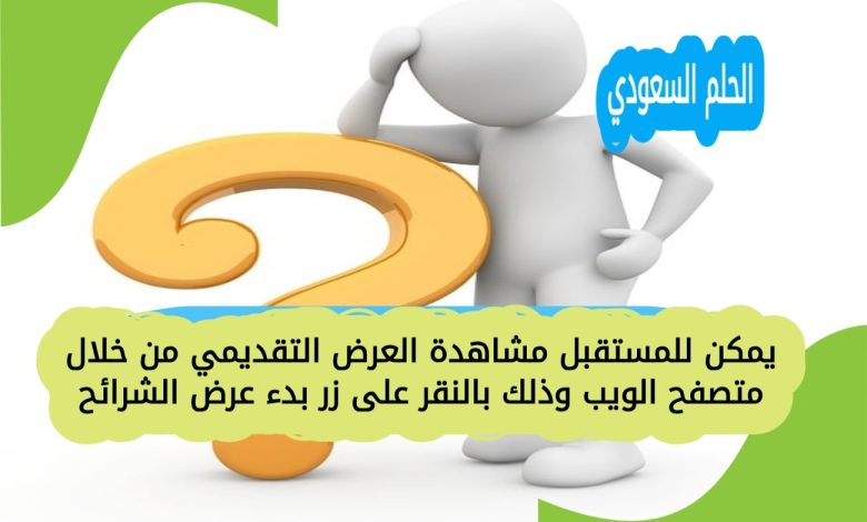 يمكن للمستقبل مشاهدة العرض التقديمي من خلال متصفح الويب وذلك بالنقر على زر بدء عرض الشرائح؟ في عالم التكنولوجيا الحديثة