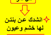 انشدك عن بنتٍ لها الناس عشّاق عشّاقها شابو وضلت صبية