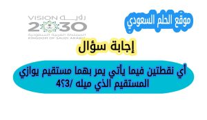 أي نقطتين فيما يأتي يمر بهما مستقيم يوازي المستقيم الذي ميله 4/3؟