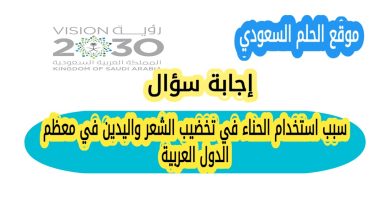 سبب استخدام الحناء في تخضيب الشعر واليدين في معظم الدول العربية