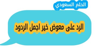 ما معنى عبارة معوض خير