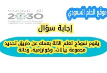 يقوم نموذج تعلم الآلة بعمله عن طريق تحديد مجموعة بيانات، وخوارزمية، ودالة