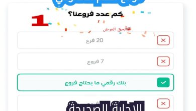 اكتشف الإجابة على سؤال فوازير اليوم: كم عدد فروعنا؟ تعرف على الحل الصحيح وأهم المعلومات عن البنك الرقمي الذي لا يحتاج إلى فروع فعلية