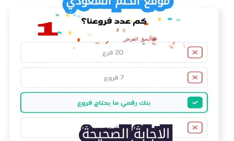 اكتشف الإجابة على سؤال فوازير اليوم: كم عدد فروعنا؟ تعرف على الحل الصحيح وأهم المعلومات عن البنك الرقمي الذي لا يحتاج إلى فروع فعلية